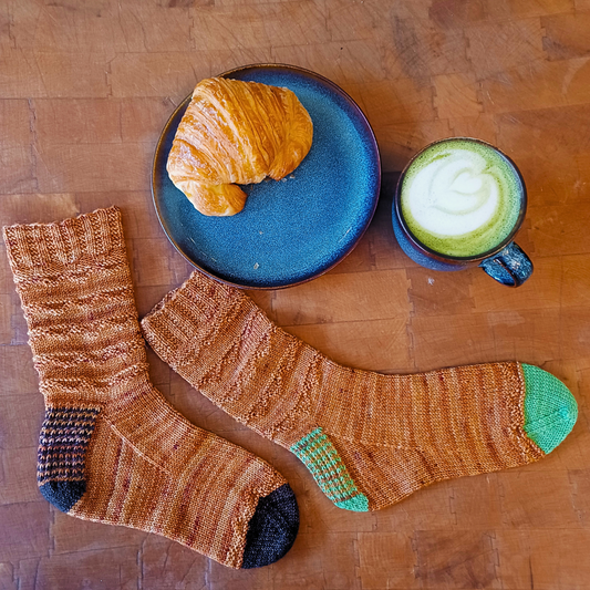 Patron Tricot : Les Chaussettes Croissant