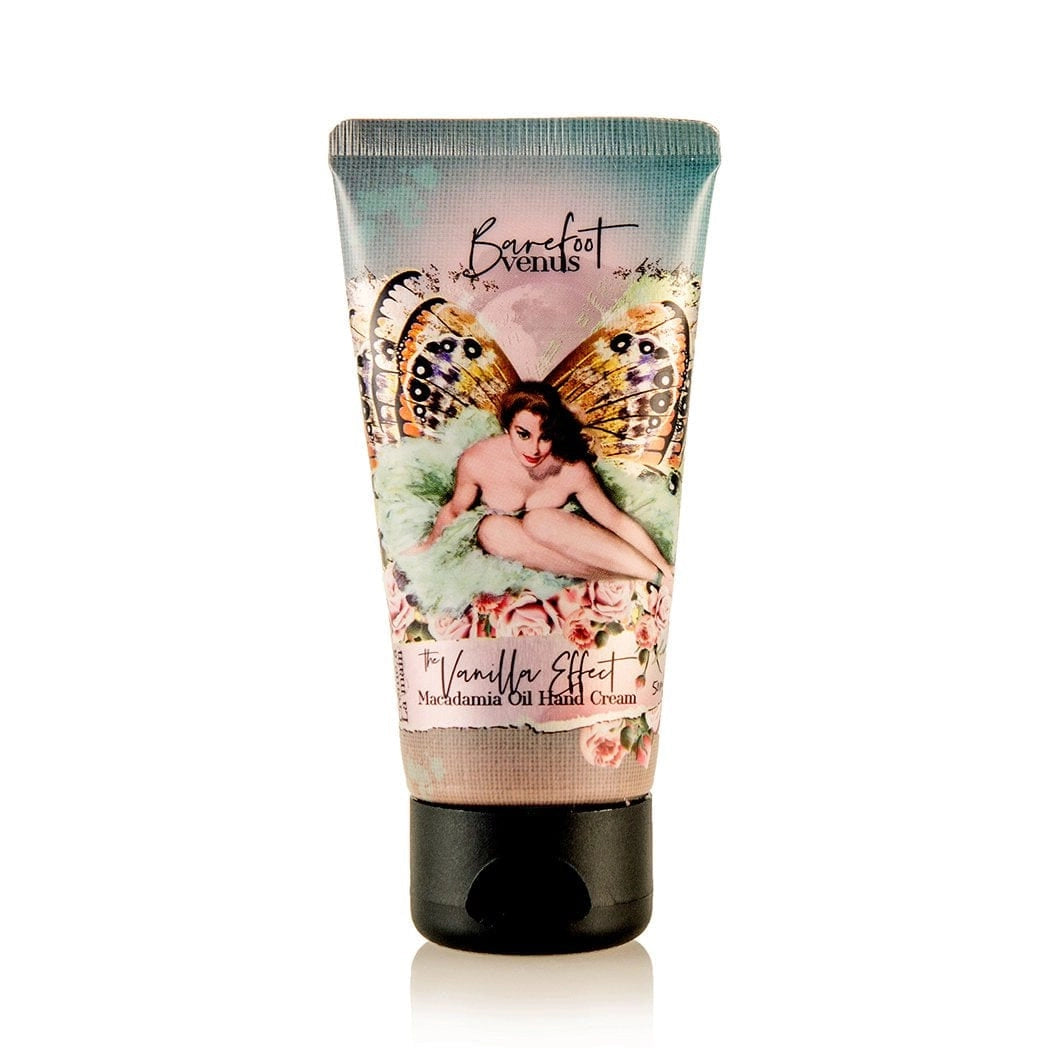Crème pour les mains avec huile de Macadamia ~ L'Effet Vanille ~ Barefoot Venus