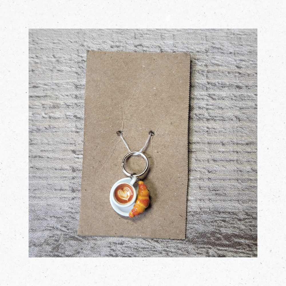 Anneau repère - Croissant et Latte