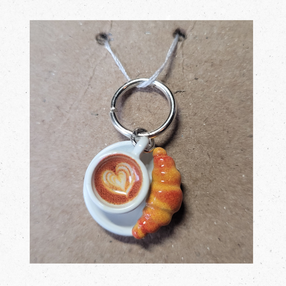 Anneau repère - Croissant et Latte