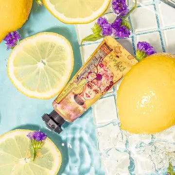 Mini Baume réparateur pour les mains "Tarte au citron" par Barefoot Venus