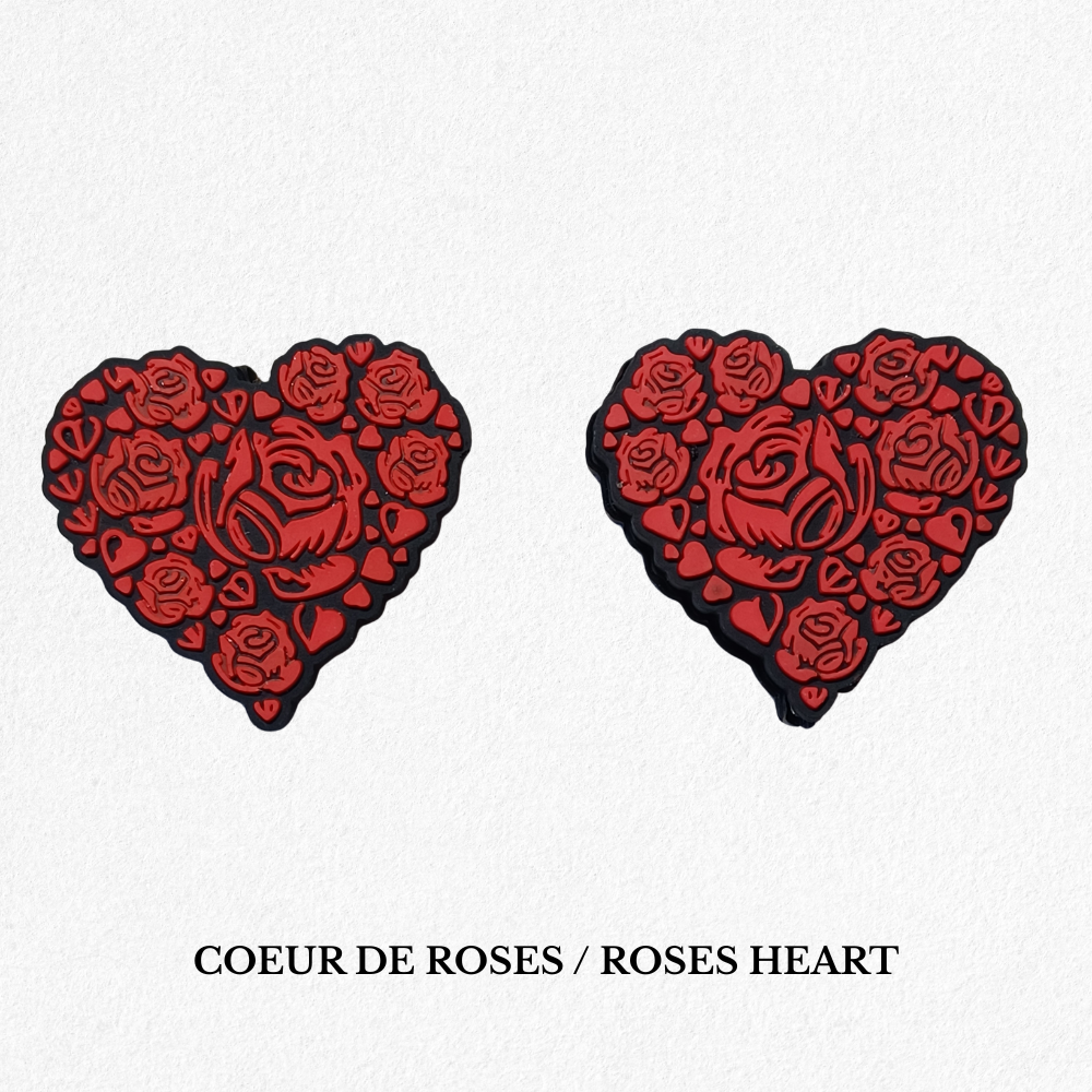 Embout d'Aiguilles - COEUR DE ROSES