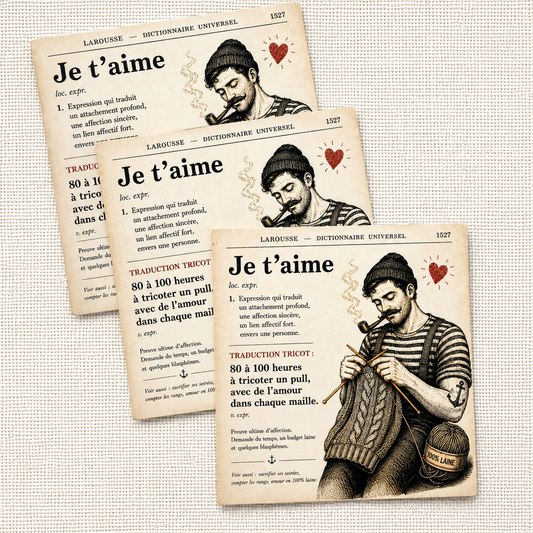 Magnet - Le Marin tricoteur AKA "Je t'aime"